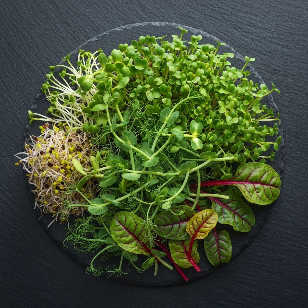 Fresh crops grown indoors